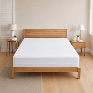 Six-sided zippered waterproof mattress encasement, breathable and noiseless